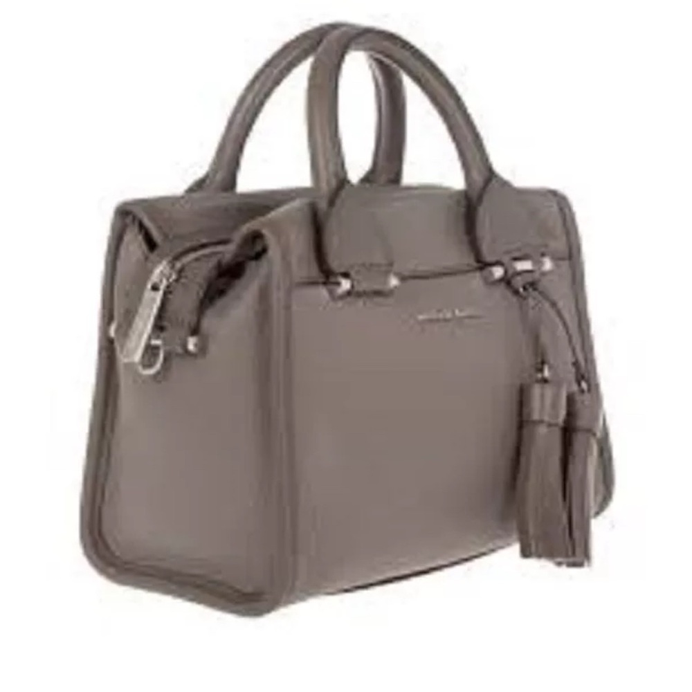 Michael Kors Gray Leather Handbag